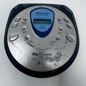 Panasonic Portable FM/AM Radio/CD player - Extra Bass - Black/Silver (SL-SV600J)